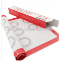 Easy clean silicone baking mat Reusable FDA Grade Grill and Fiberglass Custom Non-Stick silicone heat resistant pan mats